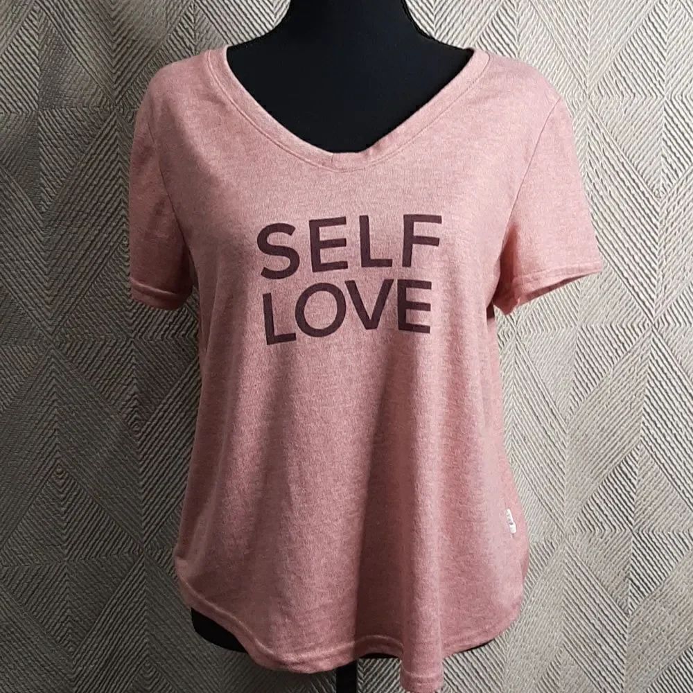 Danskin "Self Love" Soft Pink Tee Shirt